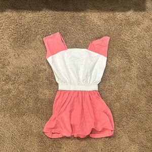 Scrunched Romper Dress